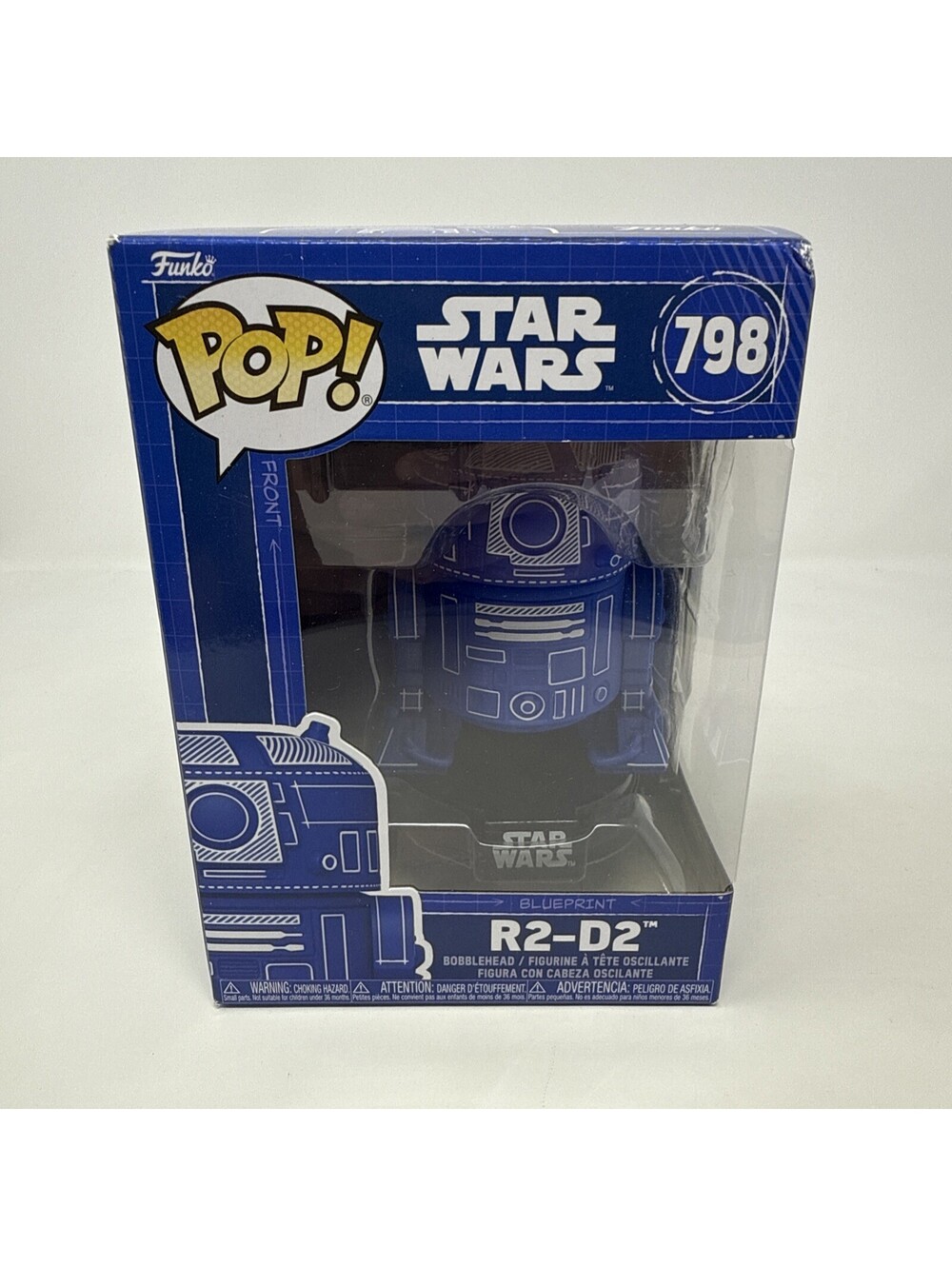 Funko Pop! Star Wars R2-D2 Blueprint Vinyl Figure #798